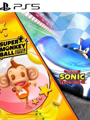 Team Sonic Racing mas Super Monkey Ball: Banana Blitz HD PS5
